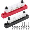 2-piece Set/4-way Straight Busbar Ac & Dc High Current with Top Cover