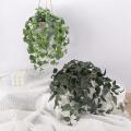 2 Pack Artificial Hanging Plants Decor,fake Hanging Plants
