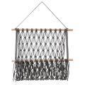 Macrame Magazine Storage Organizer Wall Hanging Decor B