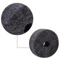 Round Grey Cymbal Stand Felt Washer Replacement for Drum Set Of 8