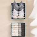Underwear Drawer Organiser Internal Panty Socks Storage Box Gray