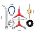 Spoke Wrench,7 Pcs Bicycle Tool for Bicycle Repair Spoke Tools