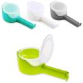 4 Pack Storage Bag Sealing Clips with Pour Spouts,for Food Storage