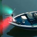 Led Boat Navigation Lights Red and Green Bi-color Light 12 Inches