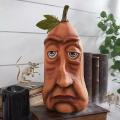 Fall Fake Pumpkin with Rich Expression for Halloween Decoration C