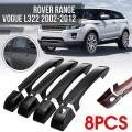 Car Door Handle Covers Gloss Black for Range Vogue L322 2002-2012