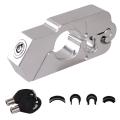 Cnc Handle Grip Security Scooter Safety Locks for Xiaomi M365,silver