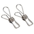 24 Pcs Stainless Steel Wire Clip, Multi-function Clip, Utility Clip