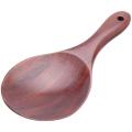 Teak Wood Spoon Natural Solid Wood Rice Spoon Wooden Rice Paddle