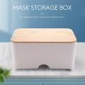 Mask Storage Box Dust-proof Moisture-proof Pollution-proof White