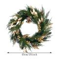 Christmas Wreath Pine Wreath for Front Door Wall Window Decoration