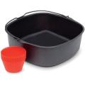 Non-stick Baking Pan for Philips Airfryer,silicone Oven Mitts 7inch