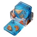1 Set Resin Coasters Heat-resistant Placemats Waterproof Non-slip 2