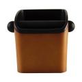 Knocking Box for Espresso Grounds-leather Case Coffee Knocking Box