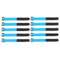 10pcs 25cm Lipo Battery Tie Cable Antiskid Tie Down Strap,light Blue