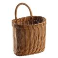 Kitchen Storage Basket with Handle Woven Hanging Baskets S