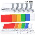File Document Tabs Hanging Folder Tabs and Multicolor Inserts