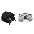U Shaped Car Neck Pillow Hat Travel Body Pillows with Car-gray
