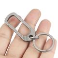 Titanium Buckle Keychain Buckles Camping Accessories Outdoor Tool