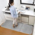 4pcs 120x40cm Absorbent Nonslip Memory Foam Floor Mat Carpet Gray