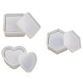 3pcs Storage Box Resin Moulds,jewelry Box Molds with Hexagon