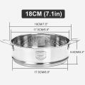 16cm Thickening Food Steam Rack Stainless Steel Steamer