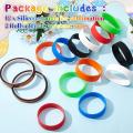 12 Pcs Silicone Bands for Sublimation Tumbler for Heat Sublimation