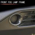 For Toyota Harrier Venza Abs Carbon Fiber Front Fog Lamp Light Trim