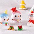 9pcs Santa Claus Snowman Ornaments Christmas Tree