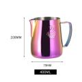 Stainless Steel Coffee Frothing Pitcher Thicken 400ml Frother Cup