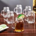 16 Pack 2 Oz Mini Mason Jar Shot Glasses with Lids, Glass Favor Jars