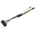 Atx Power Supply Cable Pcie 6 Pin to Atx 24 Pin Power Supply Cable