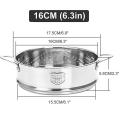 16cm Thickening Food Steam Rack Stainless Steel Steamer