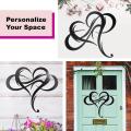 Infinity Heart Metal Art Wall Decor Unique Infinity Love Sign,29cm