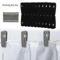 20pcs Artifical Velvet Flocked Non Slip Hanger Durable Windproof B