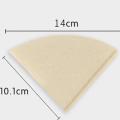 100pcs Coffee Paper Disposable V60 Cone Unbleached Brown Coffee Paper