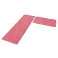 Pure Color Household Absorbent Kitchen Floor Mats Pink