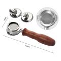 Coffee Machine Handle Stainless Steel 58mm E61 Universal , D Red