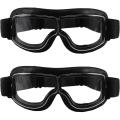 Retro Motorcycle Goggles Glasses Cruiser Motorcycle Clean