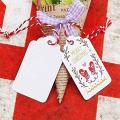 200pcs Paper Gift Tags with 200 Twine for Gifts Crafts White
