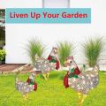 Light-up Chicken with Scarf Christmas Holiday Decoration Big