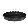 Plant Saucer 12 Inch,6 Pack Plant Trays,for Indoor and Outdoor,black