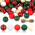 200 Piece Of Christmas Wooden Beads Natural Polished Beads