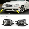 Pair Front Bumper Fog Lamp for Mercedes-benz W203 &slk230 2001-2004