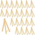 24 Pcs Mini Easels Triangle Small Easel for Wedding Business Card