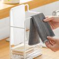 Kitchen Rag Rack Household Iron Countertop Sponge Drain Rack