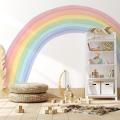Rainbow Wall Stickers for Kids Room Decor Self-adhesive Fabric