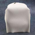 Pu Leather Square Tissue Box Holder - Decorative Holder-white