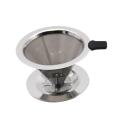316 Stainless Steel Coffee Filter Removable Dripper with Stand A