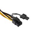 Cpu 8pin to Image Dual Pci-e Power Distributor Cable 30cm F19802